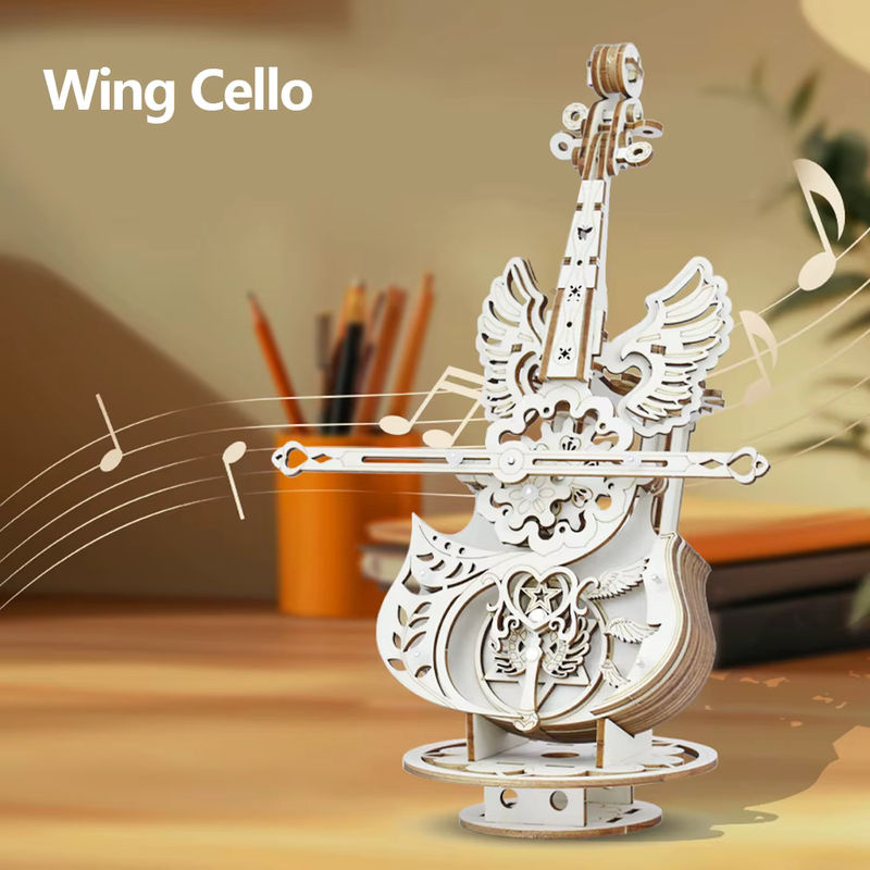 Chriyungel 3D-Puzzle Cello-Modell, Holz, ab 4 Jahren - Bild 4
