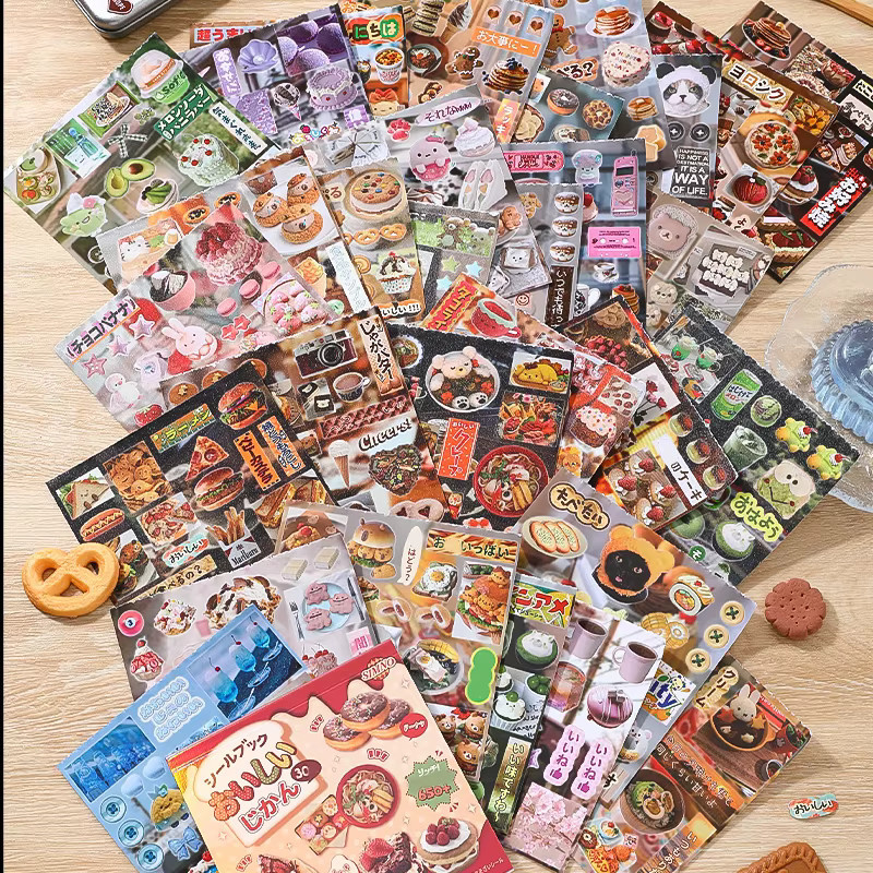 30 Beutel personalisierte Aufkleber Japanische Lebensmittel-Serie in Mehrfarben für dein DIY-Scrapbook-Album und Tagebuch - Bild 3
