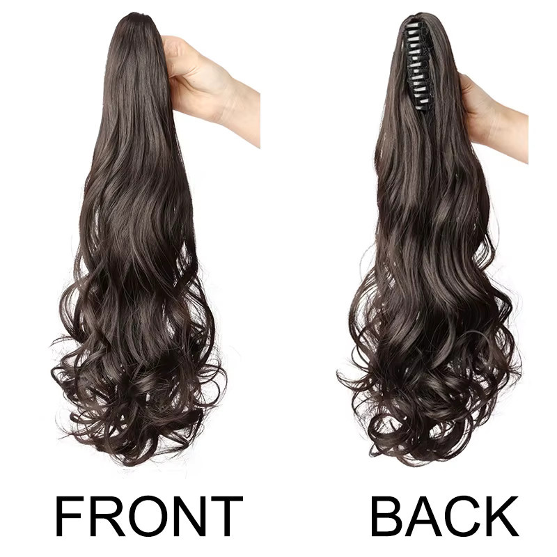 WIGSIN Haarverlängerungen, synthetisch, mehrfarbig, lockig, Damen - Bild 4