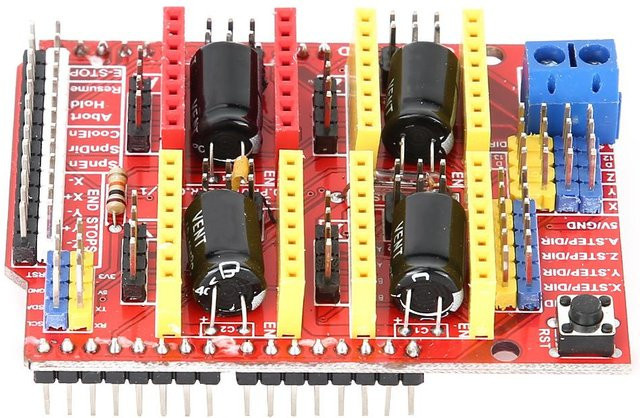 Fishine 3er-Set A4988 Treibermodule Black für 3D-Drucker CNC V3 Gravierer Erweiterungsplatine - Bild 1