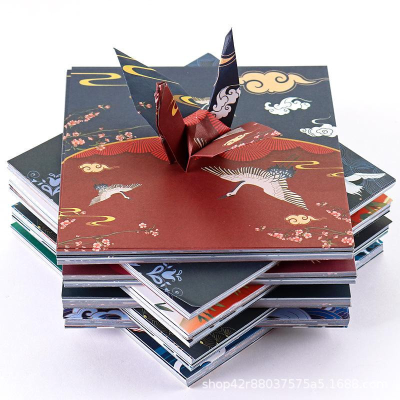 72 Stück handgefertigte Origami-Kraniche aus Papier in Multicolour als DIY-Vogelgirlanden von Yiran Furniture - Bild 2