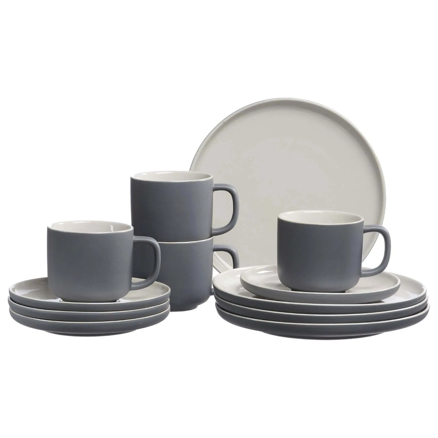 Ritzenhoff & Breker Kaffeeservice Jasper 12-teilig aus Keramik in Grau - Bild 2