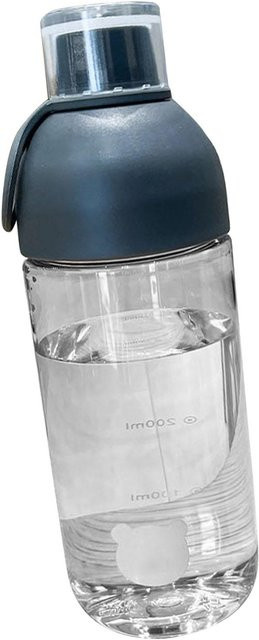 Fishine Cold Brew Teeflasche aus PC, hochtemperaturbeständig und tragbar, grau/transparent, 450 ml - Bild 1