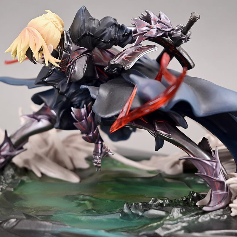 Yiran toy 1 Fate Night Schwarzes Saber Gk Kämpfer Figur Quadratisches Element Statue - Bild 4