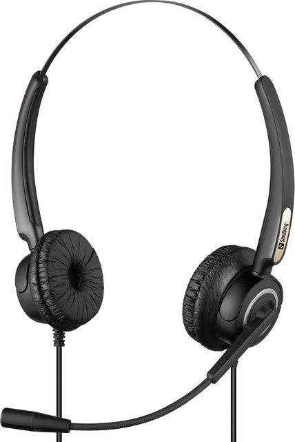 Sandberg Office Pro On-Ear Headset kabelgebunden USB Schwarz - Bild 1
