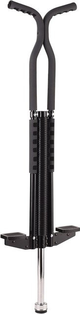 Relaxdays Pogo Stick Edelstahl Schwarz Rutschfest - Bild 1