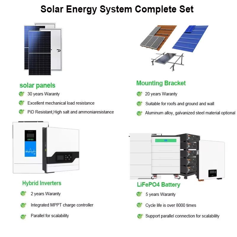 Hybrid-Solarenergiesystem für Zuhause als komplettes Solar-Kit mit Batterie und 10 kW Leistung - Bild 2