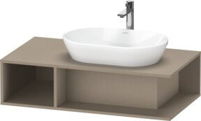 Duravit Waschtischunterschrank D-Neo beige matt, wandhängend, B/T/H: 100 x 55 x 26 cm - Bild 1