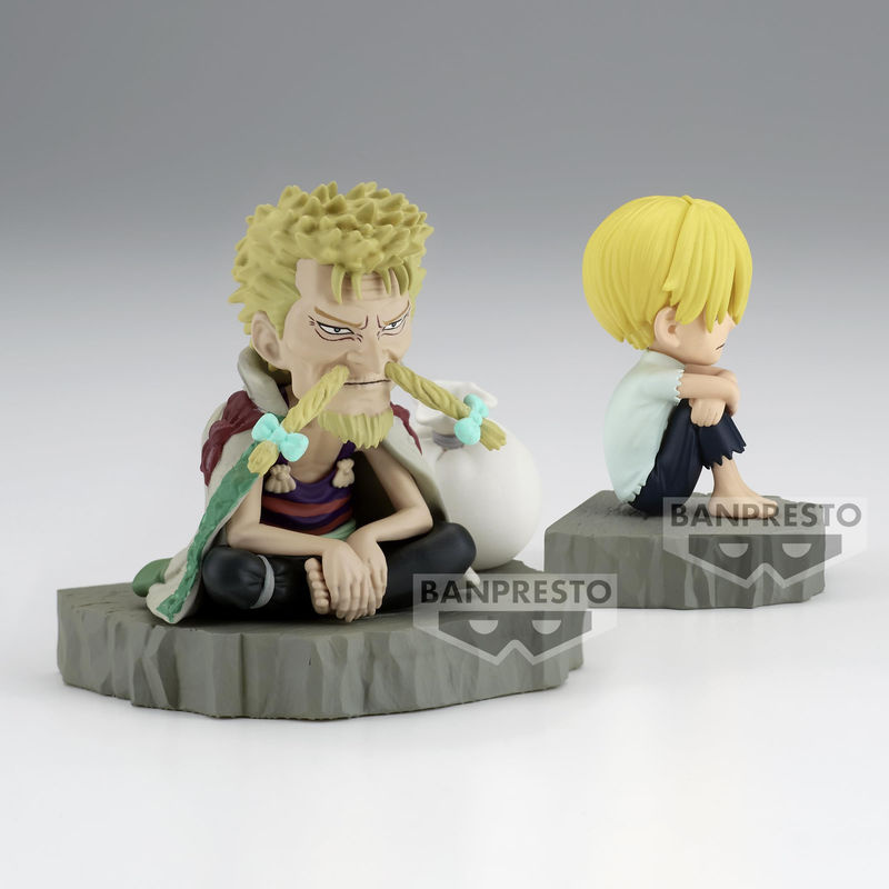 One Piece World Collectible Figure Log Stories Sanji und Zeff von Bandai Spirits als mehrfarbige Dekofigur aus Kunststoff - Bild 3