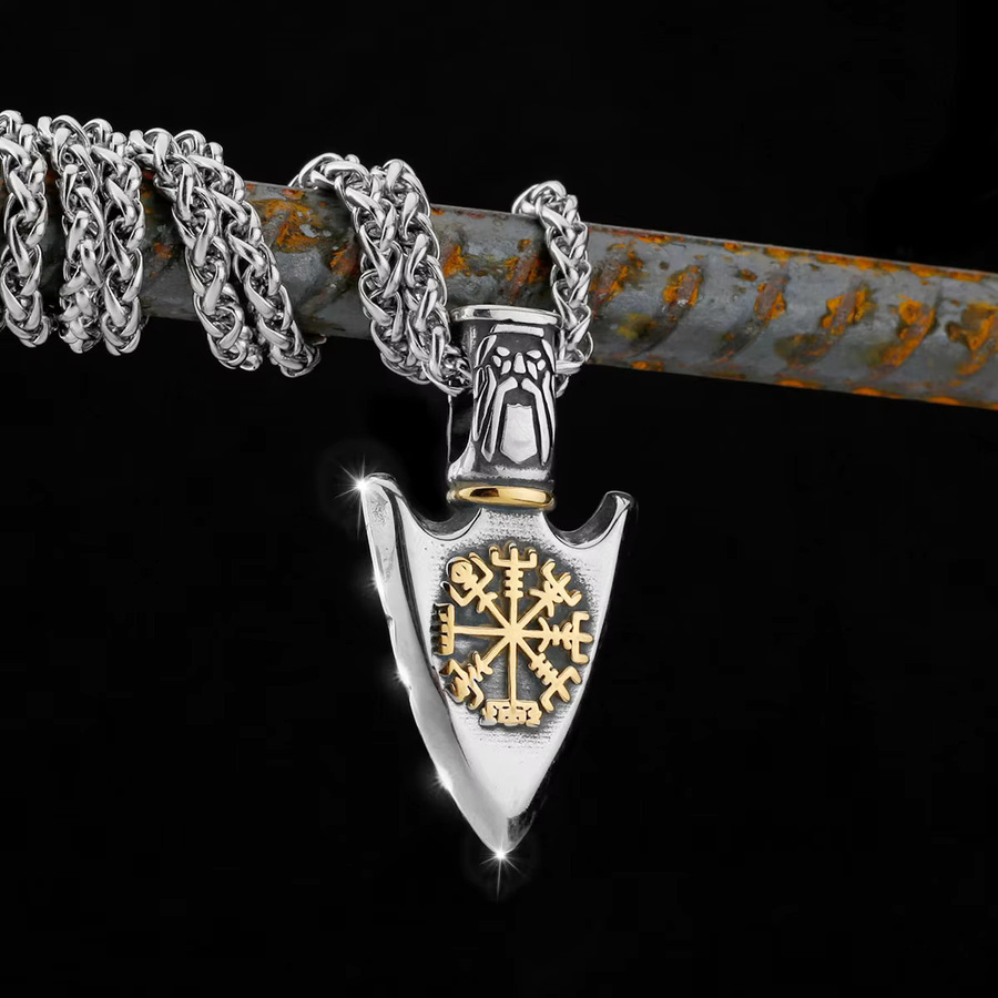Halskette Nordic Compass Spear, Edelstahl, Herren - Bild 2