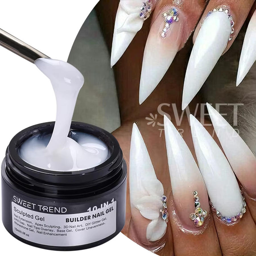 SWEET TREND Builder Nagel Gel, 15 ml, Glänzend - Bild 3