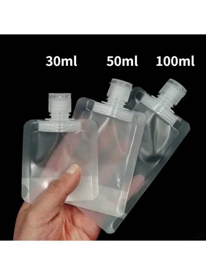 RUZOFO Leere Squeeze-Probenbeutel, Standbeutel, 30 ml/50 ml/100 ml - Bild 6