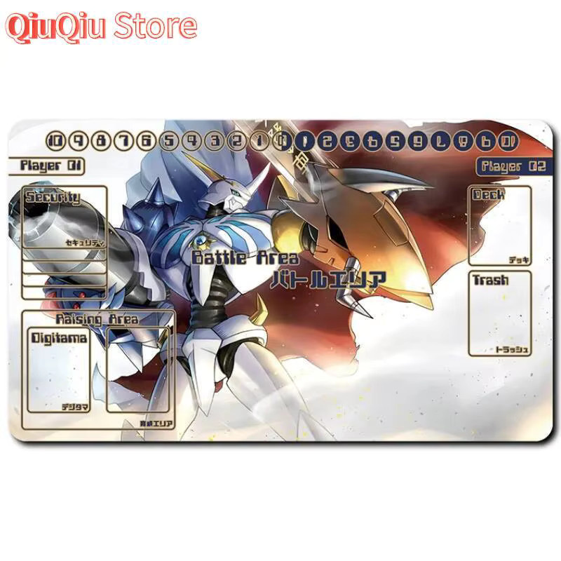 Bandai Digimon Adventure Card Pad Omegamon Zwart X-Antibody, Battle Mat, Gummi, Bunt / Mehrfarbig - Bild 3