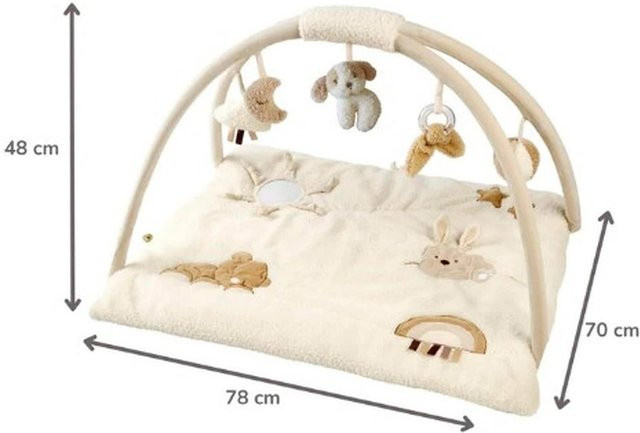 Nattou TEDDY Spielbogen mit Krabbeldecke ab Geburt Unisex beige - Bild 1