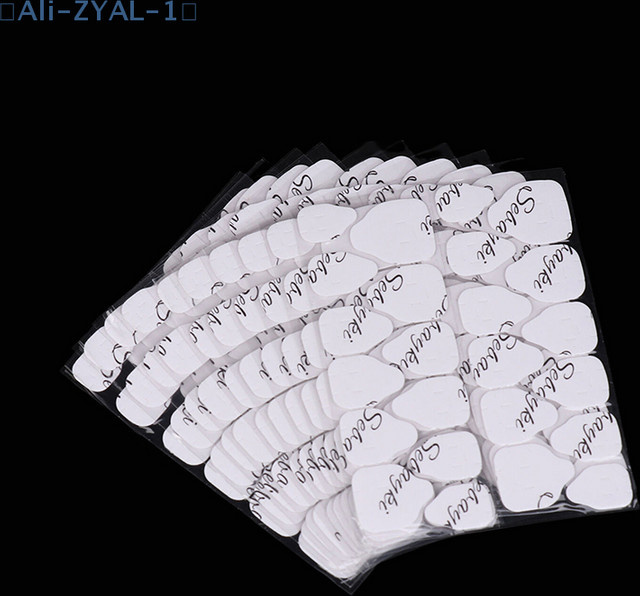 ZYAL-1 Nagelklebeaufkleber doppelseitig, transparent, 240 Stück - Bild 1