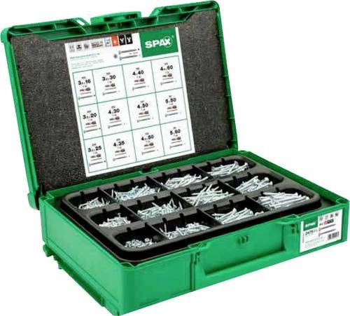 Spax systainer³ T-Loc Schrauben-Satz mit Innensechskant in Grün - Bild 1