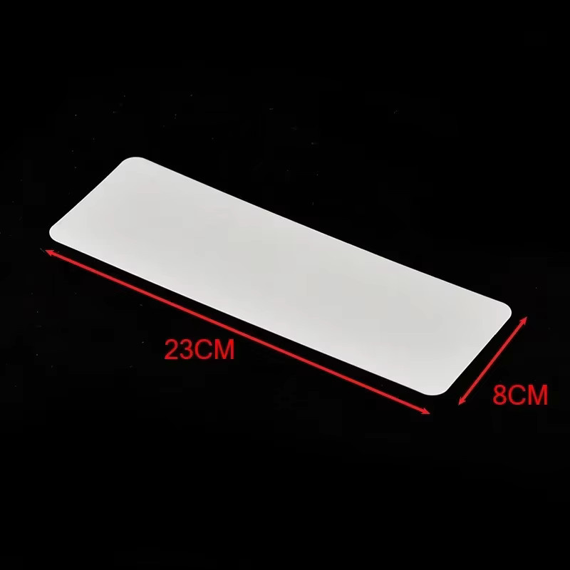 TSNEW 5er Set Kunststoff-Stahl-Einsatzplatten für Schlosserwerkzeug als Türöffner und Bypass-Werkzeug, Farbe: Weiß, B: 23 cm, H: 8 cm - Bild 2