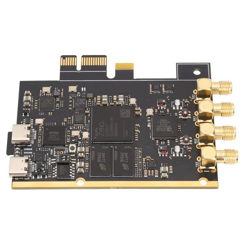 HLFEC PCIE SDR Software Defined Radio Zynq7010 + AD9363 70MHz-6GHz 2T2R Kompatibel mit ADALM-PLUTO Pluto Openwifi Zynqsdr in Schwarz - Bild 2