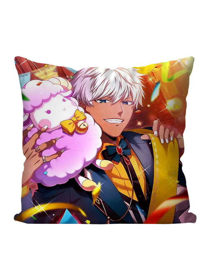52TOYS Anime Obey Me Mammon Kissenbezug, quadratisch, Mehrfarbig, B/H: 40 x 40 cm - Bild 5