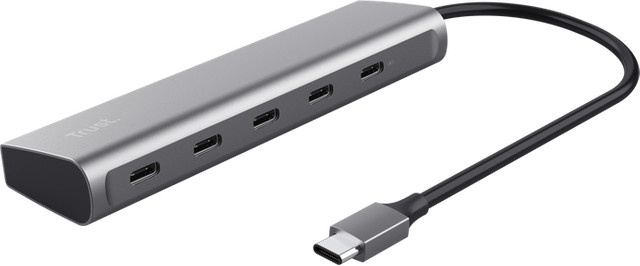 Halyx 5-Port USB-C Hub in Silber - Bild 1