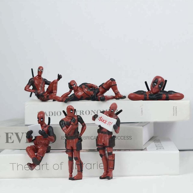 TAKARA TOMY Marvel Deadpool Action Figure, Zubehör, Rot - Bild 1