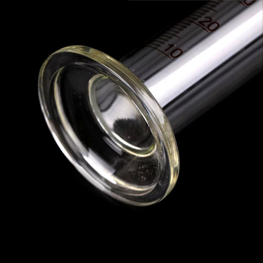 Professioneller Labor-Messzylinder aus Glas mit metrischer Skala, 100 ml, transparent - Bild 2