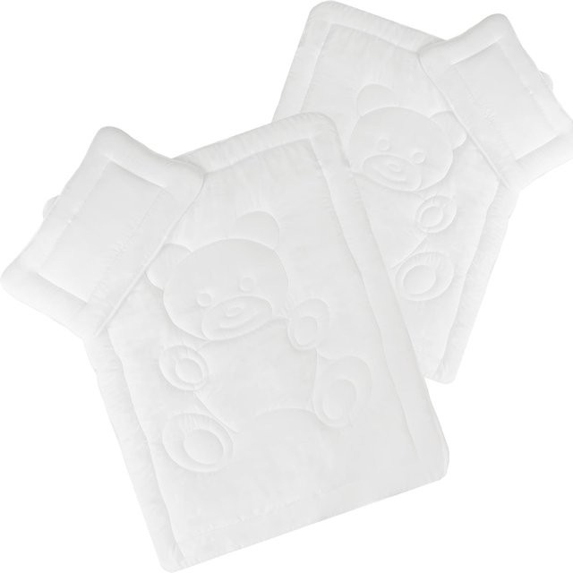 NYVI Kinderbetten Set Junior Plus 4-teilig aus Mikrofaser mit Kinderbettdecke und Kopfkissen, Breite: 100 cm, Höhe: 135 cm und Kopfkissen Breite: 40 cm, Höhe: 60 cm - Bild 1