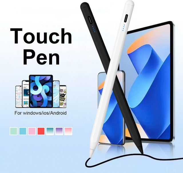 Universal Stylus READYYEAH für Android, iOS und Windows mit magnetischer Adsorption in Weiß oder Lila - Bild 1