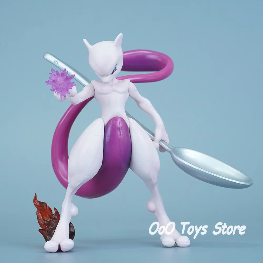 Bandai Pokemon Mewtwo Actionfigur aus PVC in Weiß und Lila, Höhe: 12 cm - Bild 2