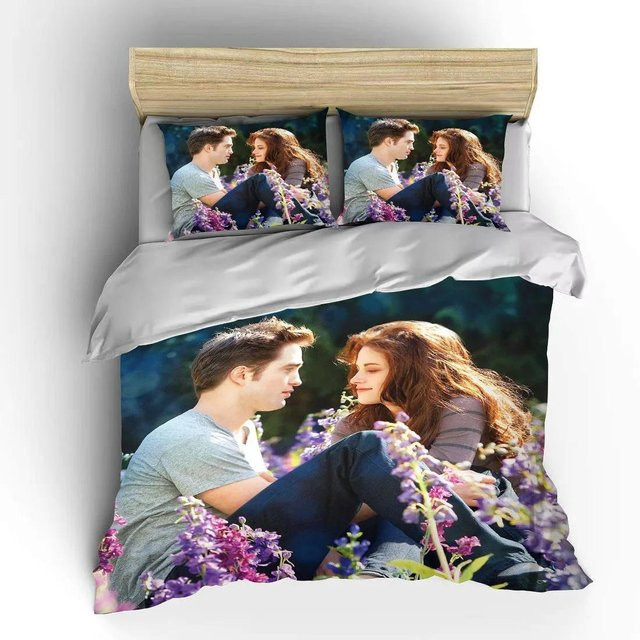 Flylo Twilight 3D Bettwäsche-Set mit Charakterdruck, 3-teilig, Mehrfarbig, B/H: 140 x 200 cm - Bild 1
