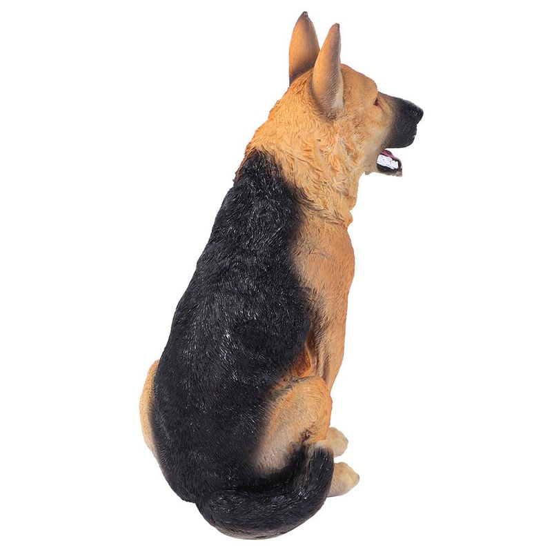Neoglint Hund Figur aus Kunstharz als mehrfarbige Garten Dekoration für Balkon und Landschaft - Bild 3
