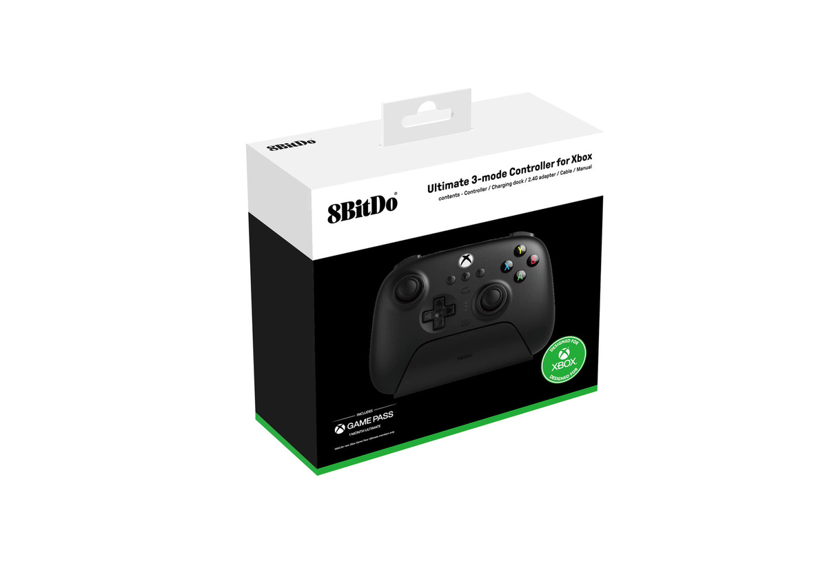 8BitDo Ultimate 3-Modus-Gaming-Controller für Xbox Series X | S, Xbox One, Windows und Android mit Hall-Effekt-Joysticks in Schwarz - Bild 5