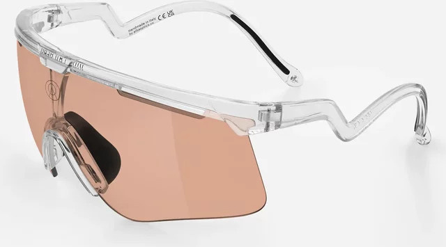 Alba Optics Delta Sonnenbrille, randlos, Unisex, Salmon, Transparent - Bild 1