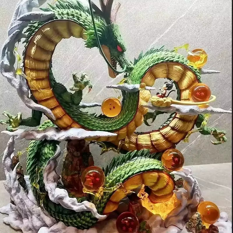 Bandai Dragon Ball Shenron und Goku, Anime-Figur, PVC-Statue, 53cm - Bild 2