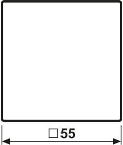 Jung Wippe A 590 BF SW 1-fach schwarz - Bild 1