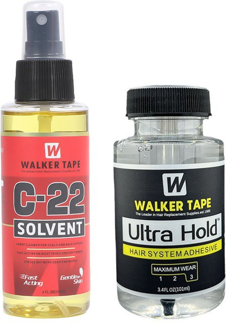 Walker Tape C22 Ultra Hold Haarsystem-Klebstoff & Lösungsmittel, 118 ml - Bild 1