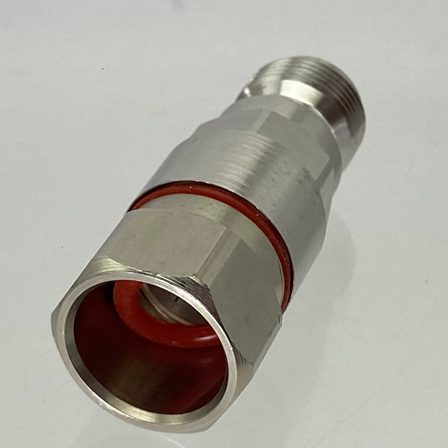 Andrew Steckverbinder N-Buchse 1/2 Zoll für gewelltes Kupfer Wire Terminal in Silber - Bild 3