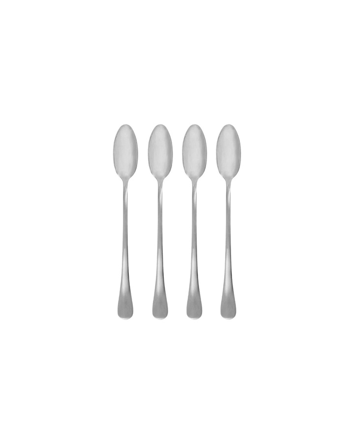 House Doctor Lange Löffel Brush silber, 4 Stück - Bild 1