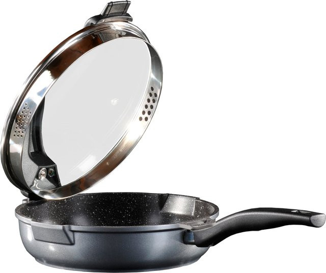 STONELINE Schmorpfanne Future aus Aluminium mit Antihaftbeschichtung, Grau, Durchmesser: 20 cm - Bild 1