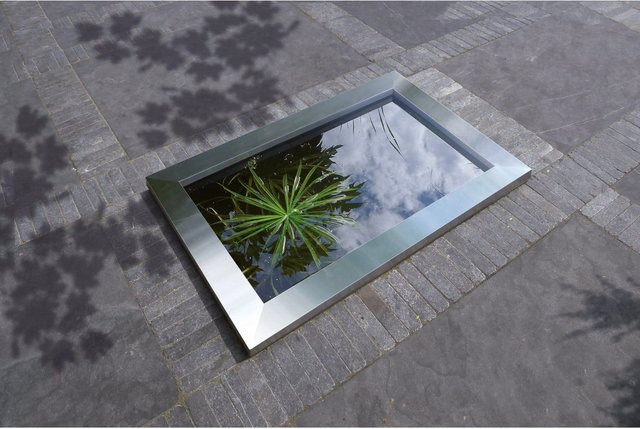 Ubbink Rahmen Quadra Inox Deco für Becken aus Edelstahl in Silber, Breite: 120 cm, Tiefe: 83 cm - Bild 1