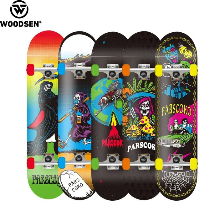 WOODSEN Skateboard aus Canadian Maple 7.0 - 9.0 inch - Bild 1