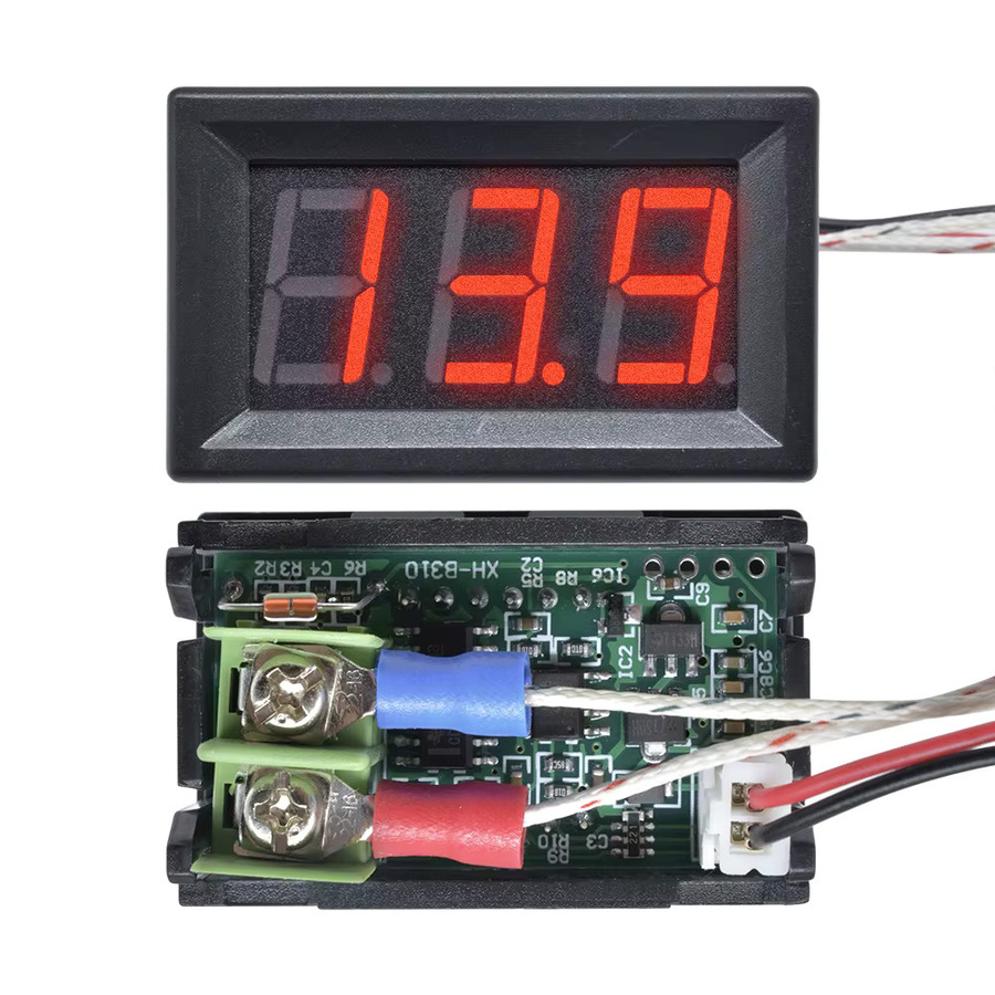 Gaqqee XH-B310 LED-Digitalthermometer mit 12 V K-Typ M6 Gewinde Thermoelement für Messbereiche von -30 bis 800 °C - Bild 2