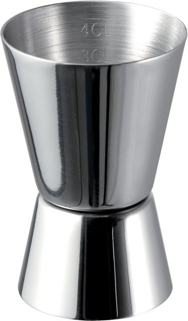 APS Barmaß Jigger aus Edelstahl in Silber, 40 ml, B/T/H: 4,5 x 4,5 x 7 cm - Bild 1