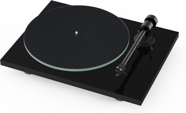 Pro-Ject T1 Evo Plattenspieler mit Riemenantrieb in Schwarz Hochglanz - Bild 1