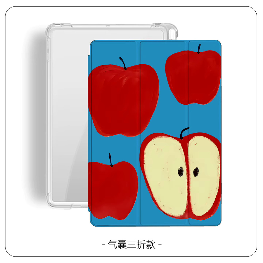 Apple Tomato Creative iPad Pro und iPad Air Hülle im koreanischen Stil, Mehrfarbig - Bild 2