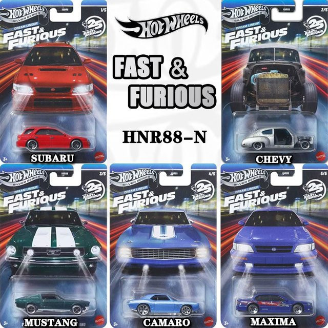 Hot Wheels Fast & Furious, Druckguss-Legierungsauto, 1:64, ab 3 Jahre - Bild 1