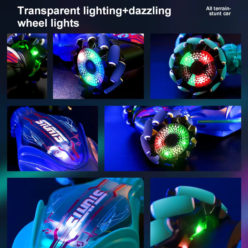 Kelaton Spielzeugauto, Gestenerkennung, Stunt-Fernbedienung, Autolichter und Musik, Ein-Klick-Transformation - Bild 3