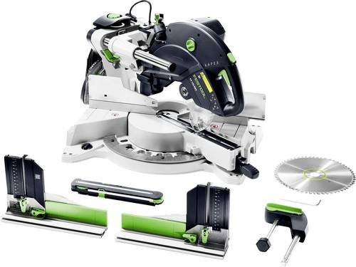 Festool KS 120 REB-Set-AS Kapp-Zugsäge mit 260 mm Durchmesser und 1600 W Leistung - Bild 1