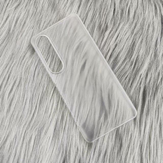 LuckyB Ultradünne Matte Handyhülle aus Hart-PC für Sony Xperia 1 VII 10 VI 10 V 5 IV 5 III 1 V 10 III IV transparent - Bild 1