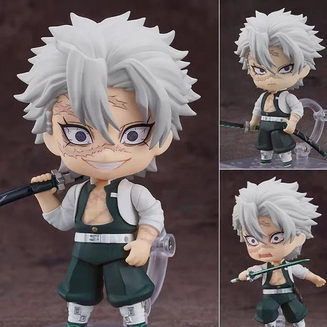 Bandai Demon Slayer Sanemi Shinazugawa Wind Hashira Chibi Actionfigur - Bild 1